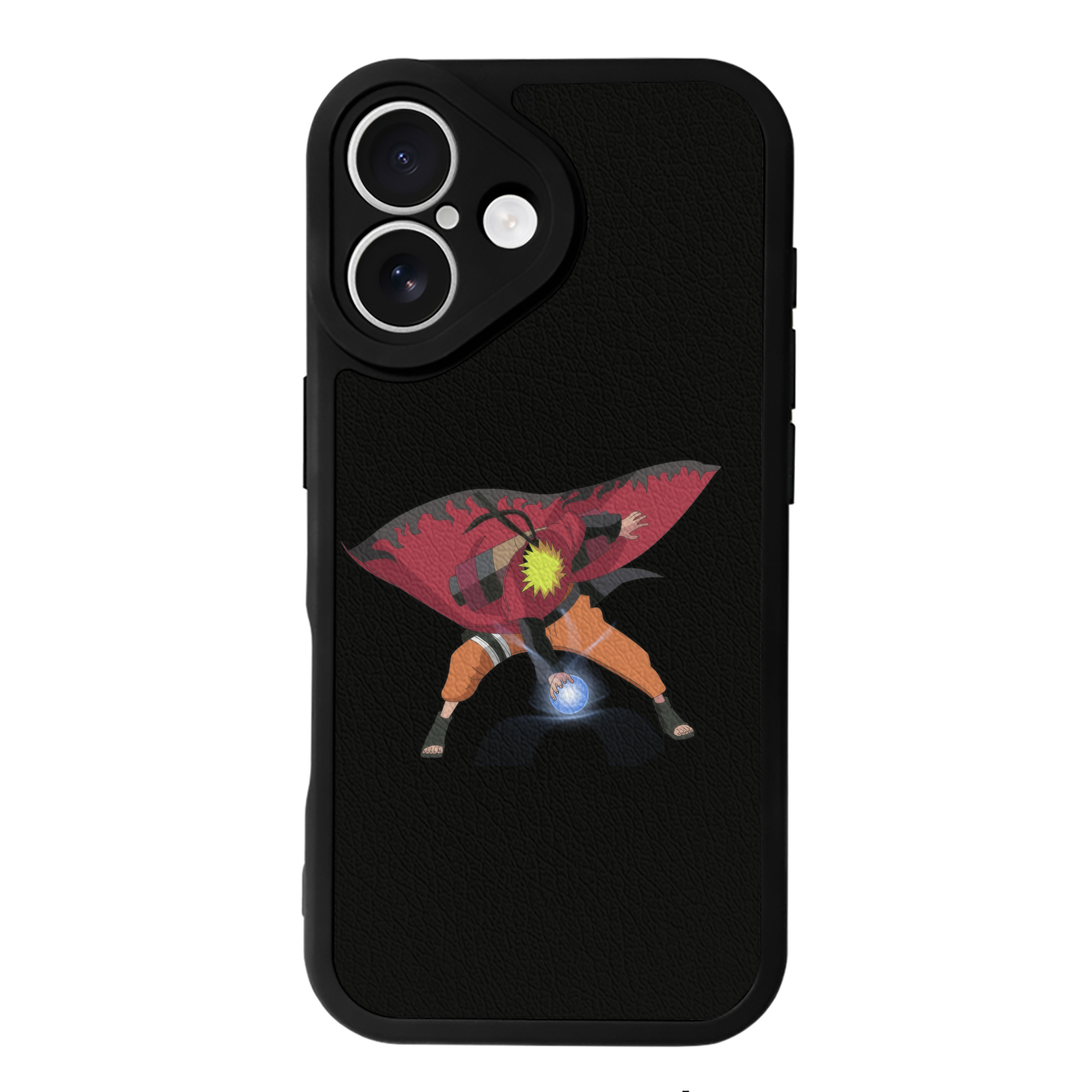 （画像用） NARUTO -ナルト- うずまき ナルト Uzumaki Naruto 【iPhone 16シリーズ対応】シリコンスマホケース（レザー調） 材質：シリコン